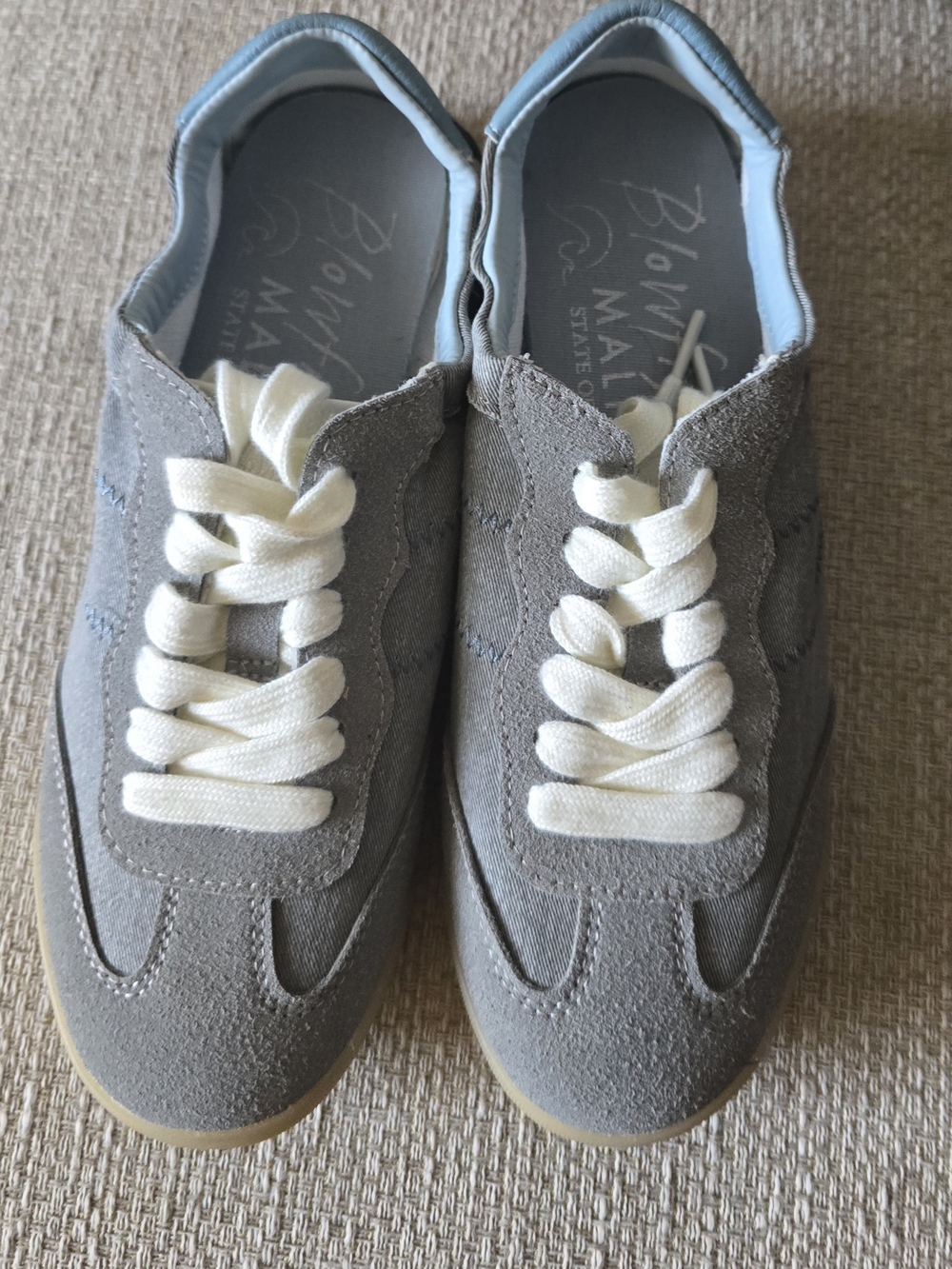 Blowfish Men’s Gray Suede Casual Sneakers